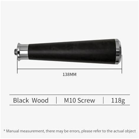 51/54/58mm Coffee Bottomless Naked Portafilter M10 Wood Handle, Compatible With Delonghi, Compatible With Breville, Espresso Accessory Barista Tools(M10 DZ) - Image 2