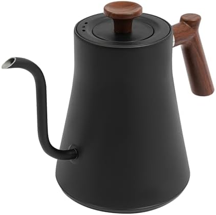 Gooseneck Electric Kettle, 0.9l Adjustable Temperature Pour Over Tea Kettle,One-Touch Operation,1200w Ultra-Fast Hot Water Boiler, Boil-Dry Protection, Auto Shut-Off For Coffee And Tea (Black) - Image 2