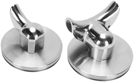 54mm Portafilter Spout Bottomless To Spouted Coffee Machine Portafilter Spout 304 Stainless Steel with O Rings(Double Spout) by Unknown