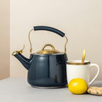 LUGBAR Table Stainless Steel 1.8L Stovetop Tea Kettle (Blue) - Image 2