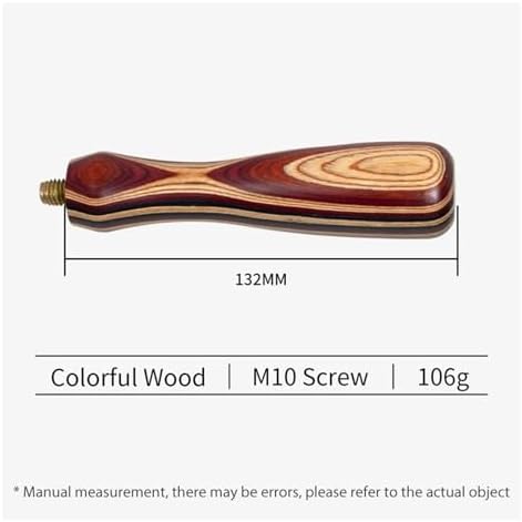 51/54/58mm Coffee Bottomless Naked Portafilter M10 Wood Handle, Compatible With Delonghi, Compatible With Breville, Espresso Accessory Barista Tools(M10 Color wood) - Image 2