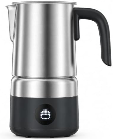 AMZCHEF All-in-1 Milk Frother and Steamer, 17oz Stainless Steel Jug, 600W by AMZCHEF