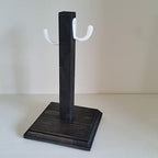 Black Mug Stand/Coffee Mug Holder Tree 2 Hook Farmhouse Cup Rack Small Stand Perfect for RV Apartment Coffee Bar - Image 4