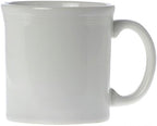 Homer Laughlin China 570100 Fiesta White 12 oz Java Mug - 12 / CS - Image 2
