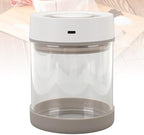 Aramox Electric Vacuum Canister, Sealed Glass Jar for Tea Coffee Beans Nuts Food Storage, with Built in 500mAh Battery, for Home Kitchen Organizer (600ml) - Image 3