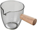 Wooden Handle with Shot Glasses, 2 Pcs 90 Ml, 3 Fl Oz, Ideal Machines for, Precise Shot Glasses Measurements Coffee Enthusiasts by LUMINFLY
