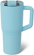 BrüMate Müv - 25oz 100% Leak Proof Insulated Coffee Mug with Handle & Lid - Stainless Steel Coffee Travel Mug - Double Walled Coffee Cup (Glacier) by Br%C3%BCMate