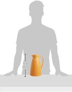 Alfi alfi Glass Vacuum Frosted Plastic Carafe, 1 L, Orange (AG2800OR2) - Image 5