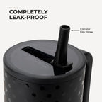 HydroJug Polka Dot Traveler 40oz, Insulated Tumbler, Noire Satin - Image 4