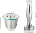 Refillable Coffee Capsule Compatible With Coffee Makers Stainless Steel Coffee Pod Reusable Coffee Filter(1PCS Pod) - Image 2