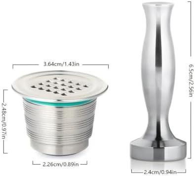 Refillable Coffee Capsule Compatible With Coffee Makers Stainless Steel Coffee Pod Reusable Coffee Filter(1PCS Pod) - Image 2
