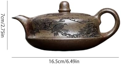 Tea Kettle Hand-carved Household Ceramic Teapot Portable Travel Teapot Ceramic Tea Infuser - Image 2