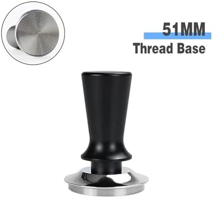 Coffee Tamper Constant Pressure 51MM 53MM 58MM Calibrated 30Lbs，Compatible With Delonghi，Compatible With Breville，Espresso Machine Accessories Barista Tools(Black 51mm Thread) - Image 2