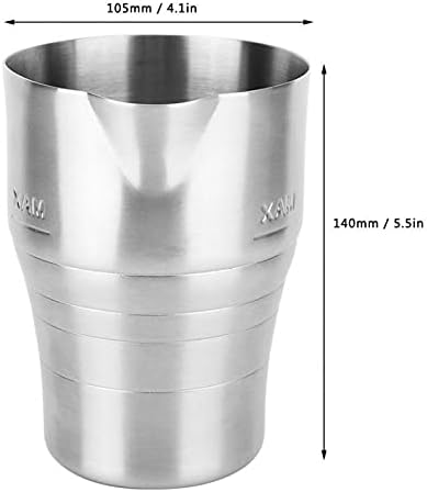 Gravy Boat Stainless Steel Coffee Frothing Pitcher Latte Milk Frothing Cup with Scale 900ml Barista Household Coffee Jug Sauce Jug - Image 2