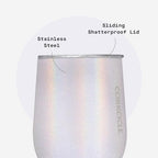 Corkcicle Stemless Wine Tumbler with Lid, 12oz, Unicorn Magic - Image 5