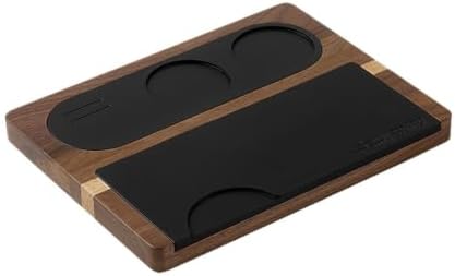 Coffee Tamping Station Wooden Silicone Espresso Tamper Mat for 51-58mm Home Barista Coffee Accessories - Image 2