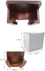51/53 / 58mm Coffee Portafilter Holder Wood Espresso Filter Tampers Wall Mounted Rack Tools,Closely Fit - Image 5