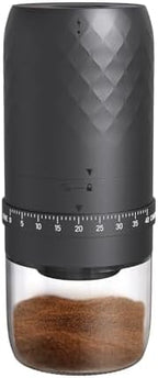 KMDJ-3AW Portable Coffee Bean Grinder with 40 Grinding Setting Ceramic Conical Burr for Mocha Americano, Cordless and Compact for Home Use - Image 3