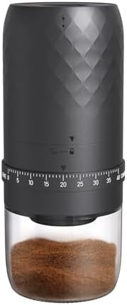 KMDJ-3AW Portable Coffee Bean Grinder with 40 Grinding Setting Ceramic Conical Burr for Mocha Americano, Cordless and Compact for Home Use - Image 3