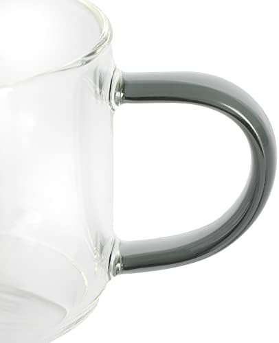 Gibson Soho Lounge Stackable Glass Espresso Cups with Rack, 4-Piece Set, 3.8oz – Durable Glass Coffee Cups - Image 4