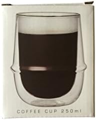 Double-Walled Kinto KRONOS Coffee Cups - Maintain Temperature - Prevent Condensation - 250 ml (8.45 fl. oz.) each - Set of 2 - Image 3