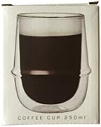 Double-Walled Kinto KRONOS Coffee Cups - Maintain Temperature - Prevent Condensation - 250 ml (8.45 fl. oz.) each - Set of 2 - Image 3