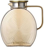 Water Pitcher 2500ml Large Refrigerator Water Jug with Lid Heat Resistant Water Bottles Glass Pitcher for Hot/Cold Water Water Jug by Unknown
