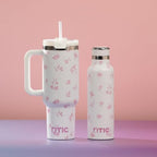 RTIC 40oz Road Trip Tumbler, Insulated, Ceramic Lined, Pink Magnolias - Image 5