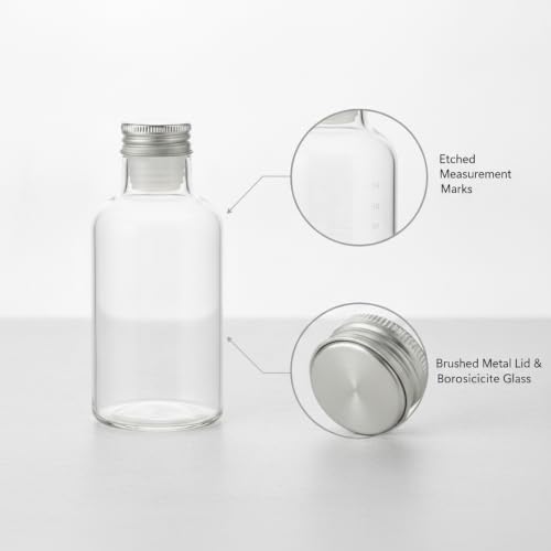 High Borosilicate Glass Demitasse Cup with Lid and Measurement Marks, Durable Espresso Vessel for Home and Office Use - Image 6