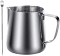 350ml/600ml (12oz/20oz) Stainless Steel Milk Frothing Pitcher Steaming Pitchers Coffee Latte Art Jug Cup with Pen(600ml (20 oz)) by Unknown