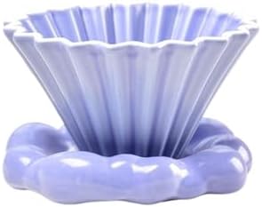 Coffee Filter Cloud Conical Ceramic Small Origami Hand Made Funnel Cup Accessories(Color 3) by Unknown
