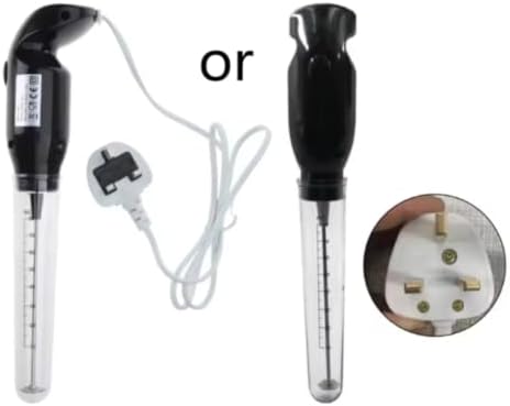220-240V Electric Handheld Hand Mixer Frappe Milk Coffee Egg Frother Grinder Home House Dining Processor Tools(Black-EU) - Image 2