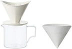 KINTO OCT 28901 Brewer Jug Set, 2 Cups, White, Graduated, Coffee, Dishwasher Safe by Unknown