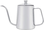 550ml Stainless Steel Long Gooseneck Coffee Pot, Pour over Kettle, Long Narrow Spout Coffee Potfor Home Kitchen Coffee Shop by MUNEFE