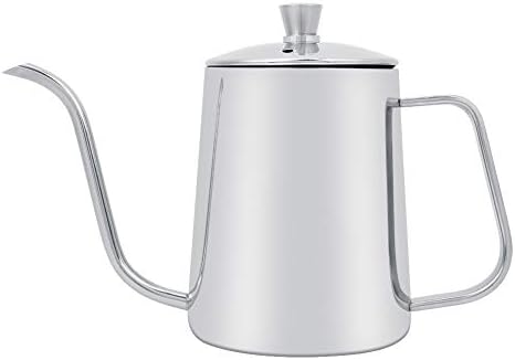 550ml Stainless Steel Long Gooseneck Coffee Pot, Pour over Kettle, Long Narrow Spout Coffee Potfor Home Kitchen Coffee Shop by MUNEFE