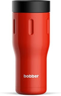 BOBBER 16 oz Stainless Steel Coffee Travel Mug – Leak-Proof, Spill Proof, Vacuum Insulated Coffee Tumbler for Car, Men – Dishwasher Safe Mug, Fits Car Cup Holder, Keeps Hot for 8 Hours (Red) by Bobber