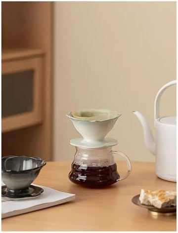 Porcelain Coffee Dripper Ceramic Filter Cup Manual Brew Tool Chic Home Barista Accessories Reusable(Black) - Image 6
