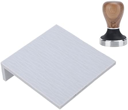 Silicone Coffee Tamper and Tamping Mat for Home Baristas 58mm Durable and Odorless Material (Grey) - Image 3