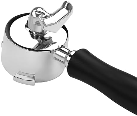 Normcore 51mm Double Spout Portafilter 3 Ear Fits Delonghi Dedica EC680 and EC685, and SMEG & EUPA Coffee Machines Anodized Aluminum Handle with 18g Filter Basket - Image 6