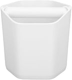 Large Capacity Coffee Knock Box, Stainless Steel Coffee Knock Box, Grounds Knock Box for Home Office (White) by MUNEFE