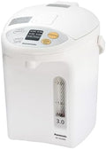 Panasonic 3L Water Boiler Electric Hot Water Dispenser Countertop w/Slow-Drip Mode for Coffee & Tea, 4 Temp Presets, Charcoal‑Purified Stainless, Auto Shut‑Off, Timer & Safety Lock - NC-EG3000 by Unknown