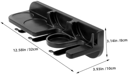 Wall Mounted Espresso Organizer for 51mm Coffee Machines Black ABS - Image 2