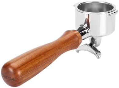 DIBTSA 51mm Espresso Portafilter Double Spouts 2 Ears Compatible with ECP35.31, EC0311, EP36.31,EC200, ECO310, EC410, ECZ351, EC152, EC341, EC330S, EC221 by DIBTSA