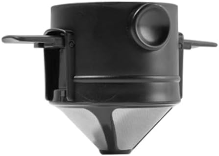 Foldable Portable Coffee Filter Coffee Maker Stainless Steel Drip Coffee Tea Holder Reusable Paperless Pour Over Coffee Dripper(1pcs) by Unknown