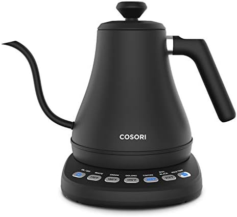 COSORI Electric Gooseneck Kettle with 5 Variable Presets, Pour Over & Coffee Kettle, 1.7L/1500W, Stainless Steel Inner Lid & Filter - Image 2