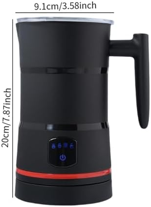 Single Button Electric Milk Frother with Warming Capability - Image 2