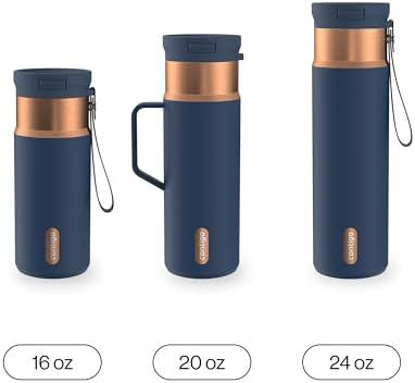Contigo SnapSeal 20 oz Stainless Steel Vacuum-Insulated Water Bottle with Leakproof AutoClose Lid (Straw-Compatible) & Side Handle, BPA-Free & Lead-Free, Dishwasher Safe - Image 4