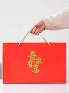 Wedding Supplies, Wedding Tea Set, Chinese Traditional Wedding Decoration Red Tea Set, Kung Fu Tea Set for Wedding Housewarming (Style A) - Image 5