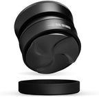 MHW-3BOMBER 51mm Coffee Distributor, Gravity Espresso Distribution Tool with Adaptive Height for Barista, Coffee Leveler for 51mm Portafilter, Black, Astra Distributor, T7019-OS by MHW-3BOMBER
