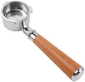 Coffee Machine Handle,Compatible For Delonghi, Compatible For Breville, Bottomless Portafilter Wooden Handle 51/54/58mm(51MM 3Ears Gulisso) by Unknown